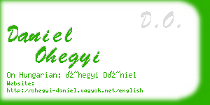 daniel ohegyi business card